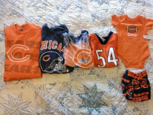 Chicago Bears Diaper by Evelyn's Diapers
