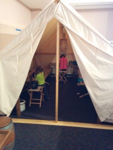 War tent from 'Civil War on Sunday'