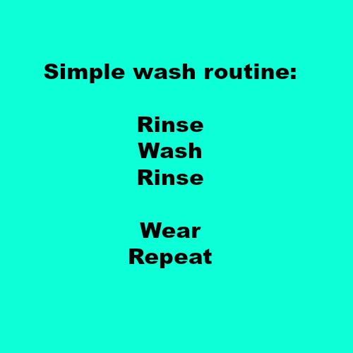 washing diapers simple routine